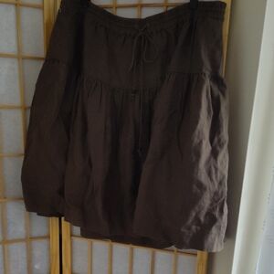 Brown Women's Skirt Gap Size Large